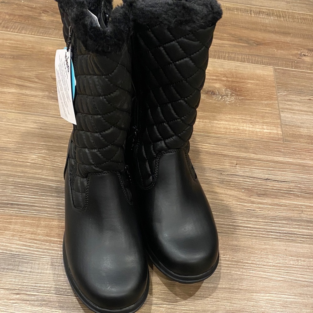totes Black Waterproof Winter Boots - Picture 3 of 6